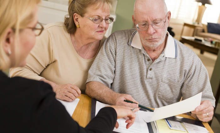 Elder Law Attorney with clients