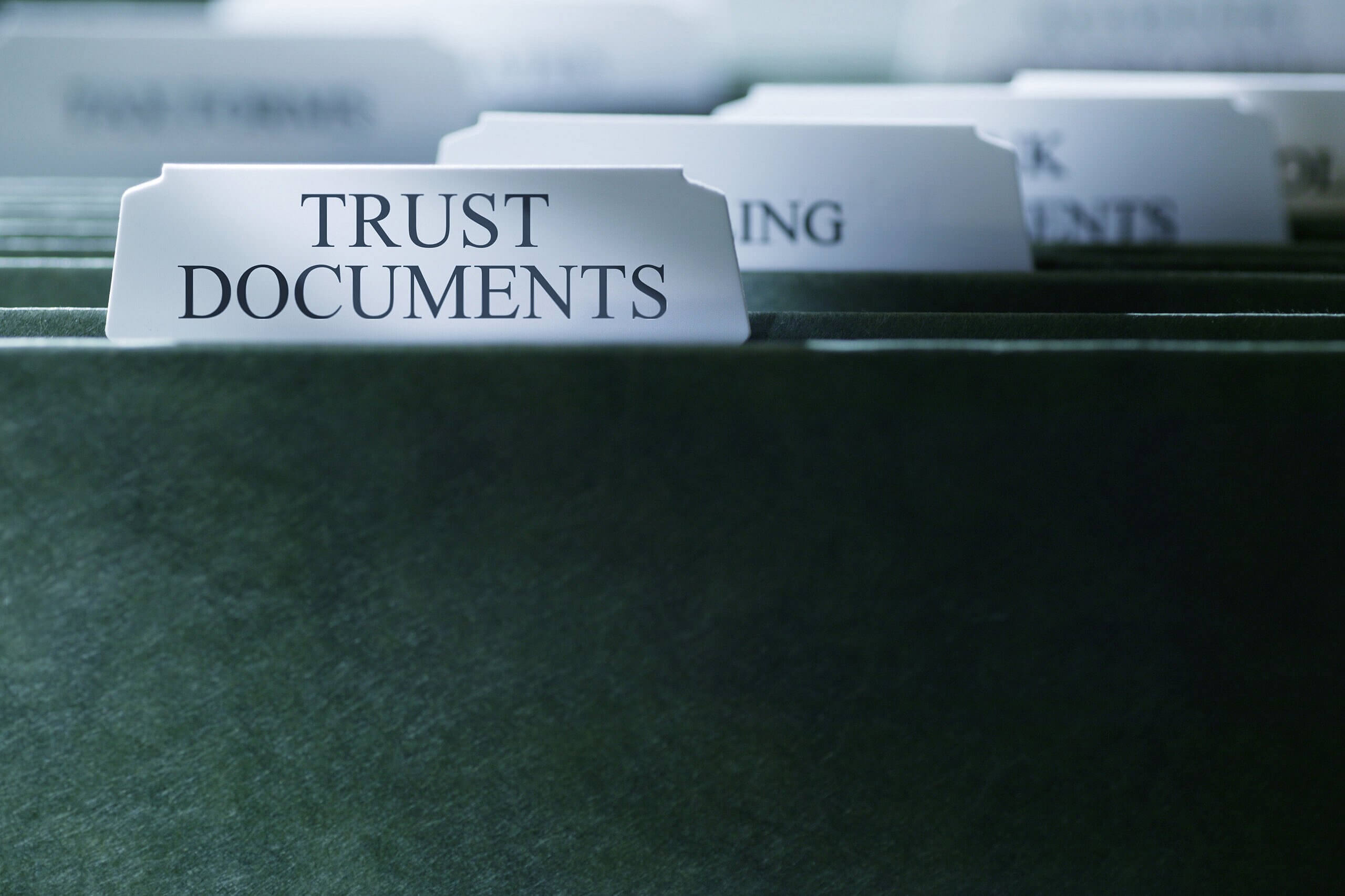 folder for trust documents