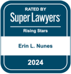Rated by SuperLawyers Erin Nunes 2026