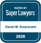 Rated by SuperLawyers Daniel M. Suprenant 2026