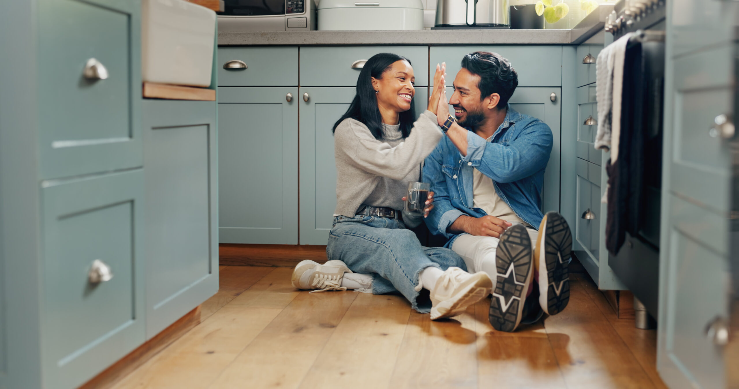 A couple beginning life together