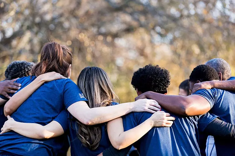 group in a charitable foundation