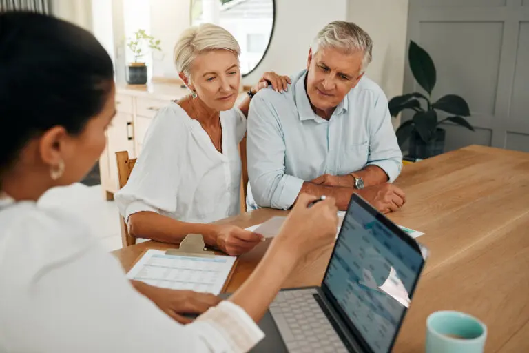 couple with an estate planning attorney