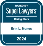 Rated by SuperLawyers Erin Nunes 2026